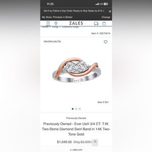 Zales “Ever Us” Ring